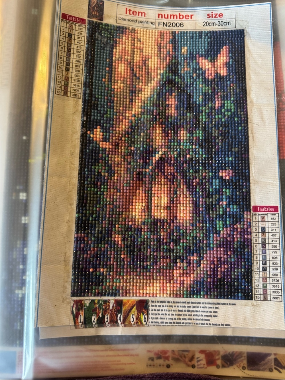 Diamond Painting Wall Art – Butterfly Forest (Multicolor)